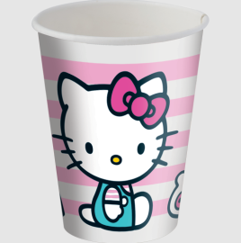 Copo Papel Hello Kitty