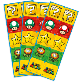 Adesivo Quadrado Super Mario